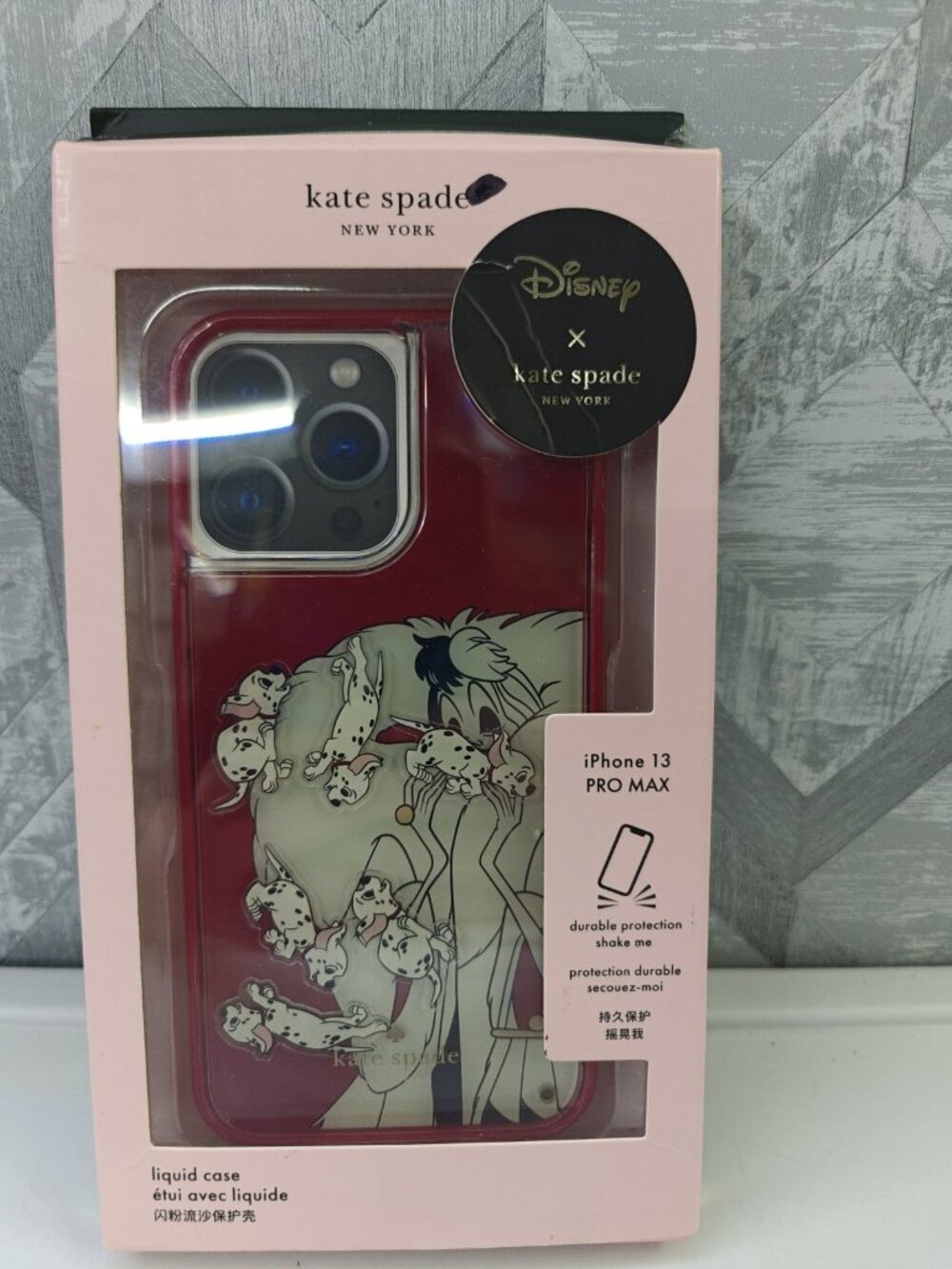 Kate Spade Disney 101 Dalmations Phone Case iPhone 13 Pro Max New In Box